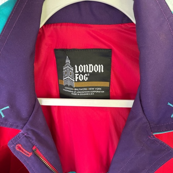 London Fog Red and Purple Outerwear - Picture 2 of 14